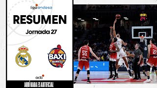 Real Madrid  BAXI Manresa 7283 RESUMEN  Liga Endesa 202324 [upl. by Roose]