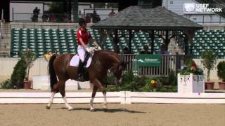 Laurence Blais Tetrault Wins Junior Freestyle Dressage Gold at NAJYRC2013 [upl. by Bernat]