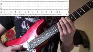 Learn Melodic Metal Riffs  Guitar Lesson  WITH TABS [upl. by Akenehs]