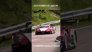 ALFA 4C Judd V8  Insane F1 Sound hillclimbmonster [upl. by Aleck]