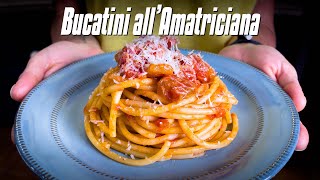 How to Make BUCATINI ALLAMATRICIANA  Pasta AllAmatriciana Recipe [upl. by Armilla]