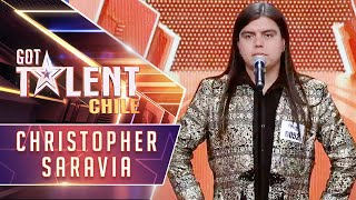 Christopher Saravia  Audiciones  Got Talent Chile 2024 [upl. by Elleinnad]