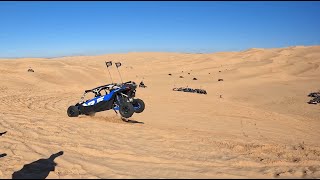 Glamis Dunes New Years 2024  Swing Set Jumps Crazy Sand Drags Packed at Oldsmobile [upl. by Ittocs351]