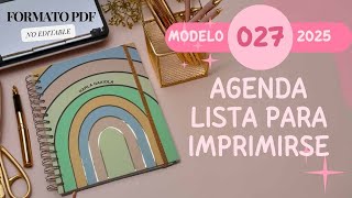 Agenda vista semanal 20242025 modelo 027 [upl. by Attirehs]