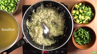 Recept Lente risotto met groene asperges en tuinbonen [upl. by Aeli86]