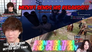 Sykkuno Foiled an Assassins Plot Mizkif Sends Regards Tinakitten Princess amp Delulu Guy  RUST [upl. by Ellehcear538]