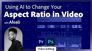 From Horizontal to Vertical Video using Photoshop and Premiere Pro with Afoali [upl. by Screens]