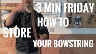 How to Store Your Bowstring by Malta Archery [upl. by Pang565]