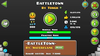 quotBattle Townquot All 3 Coins  Geometry Dash 22  Bonus Gauntlet [upl. by Trudi]