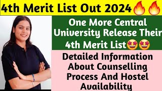 4th Merit List Out🔥🤩 Central University of Punjab Release Their Merit Lists🔥🔥 Hostel Information🤩🔥 [upl. by Ferwerda951]