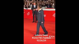 Johnny Depp received the prestigious Lifetime Achievement Award at the 2024 Rome Film Festival Modi [upl. by Oruntha96]