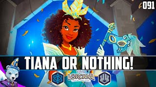 Tiana BREAKS the META 🔵⚪ Sapphire Steel Lorcana Gameplay [upl. by Anniram]