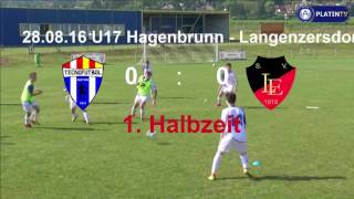 280816 U17 Hagenbrunn  Langenzersdorf [upl. by Gonick]