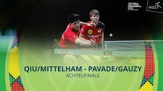 QiuMittelham  PavadeGauzy I Achtelfinale Mixed I WM 2023 in Durban [upl. by Esimaj978]