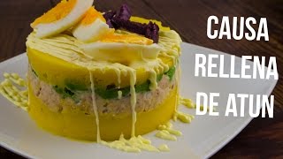 Causa Rellena de Atun [upl. by Crim]