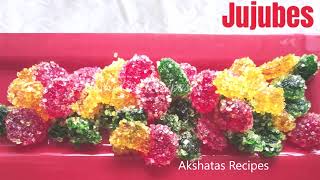 JujubesChristmas Recipehomemade gummy candies recipe  gum drops recipeChristmas 23 [upl. by Lynda]