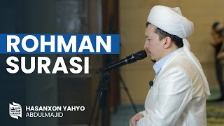 Rohman surasi  Hasanxon Yahyo Abdulmajid [upl. by Demahom]