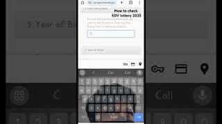 how to check ✔️ edv lottery 2025 good luck 🍀🤞httpsdvprogramstategov good luck 945✔️😊 [upl. by Zicarelli890]