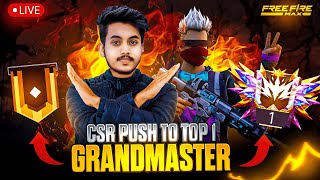 🔴LIVE CS RANK PUSH IN PANNEL LOBBY 👿 RAFTAAR FF LIVE 🔥 [upl. by Esila]