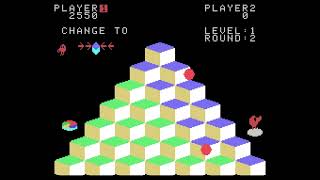 QBert 3 Scores 4625 ColecoVision [upl. by Nauqyaj442]