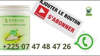 Protéine en poudre de calcium 200g [upl. by Nalced]