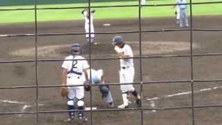 神戸弘陵ｖｓ洲本（２０１３秋季兵庫県大会・１回戦） ９回表① [upl. by Ymmot]