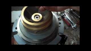 Pump seal change installation repair how to tutorial rebuild close coupled motor mounted 4380 1531 [upl. by Doggett576]