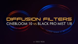 Diffusion Filter Comparison  Moment Cinebloom vs Tiffen Black Pro Mist [upl. by Yelkao441]