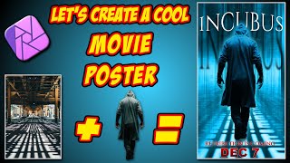 Movie Poster Mock Up  Affinity Photo Tutorial [upl. by Audri]