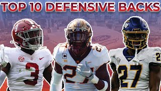 Top 10 Defensive Backs of the 2024 NFL Draft [upl. by Chambers]