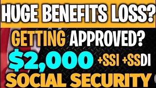 WILL 2000 4TH STIMULUS GET APPROVED SOON CHECK SSI HUGE AMOUNT OF PEOPLE LOSING BENEFITS WHY [upl. by Zaragoza]