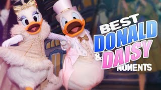 The BEST DONALD and DAISY Duck momentsdances at DisneylandDisney World [upl. by Ayrad54]