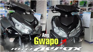 Ang gwapo ng Yamaha Aerox 155 na ito Color Glossy Black Mag kano naba ngayon Walkthrough Review ✅ [upl. by Aisayn]