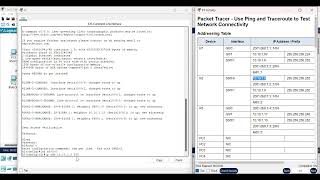 1327 Packet Tracer  Use Ping and Traceroute to Test Network Connectivity [upl. by Garratt]