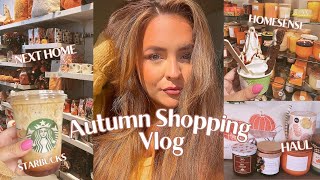 Autumn Shopping Vlog  Next Home amp Homesense Haul UK 2024  Starbucks amp Cosy Vibes [upl. by Sommers]