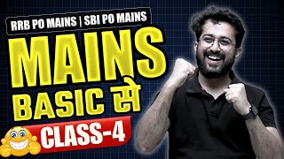 Mains Preparation  Basic to Pro  Class 04  RRB PO MAINS SBI PO IBPS PO MAINS  Aashish Arora [upl. by Elocim]