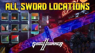 All 16 Sword Locations  Ghostrunner 2 [upl. by Oramug652]