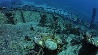 Diving Sea Star wreck off FreeportLucaya Grand Bahama March 5 [upl. by Tasia888]