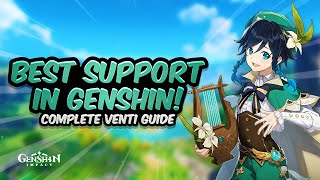 MOST BROKEN SUPPORT Best Venti Guide  Artifacts Weapons Teams amp Showcase  Genshin Impact [upl. by Irpak]