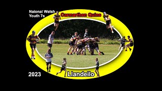 1Carmarthen Quins v Llandeilo National Welsh Youth 7s [upl. by Nnanaej]