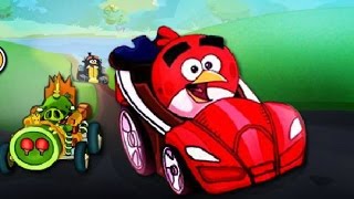 Angry Birds Гонки на машинках Мульт игра для детей Angry Birds Racing cars Cartoon game for kids [upl. by Leirda621]