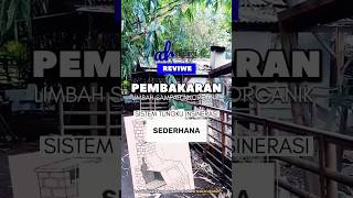 SEDERHANA INSINERATOR TUNGKU PEMBAKARAN SAMPAH TANPA ASAP incinerator penanganan limbahplastik [upl. by Puritan158]