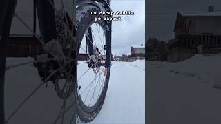 Cu decapotabila 🚲 pe zăpadă ❄️ [upl. by Raimondo556]