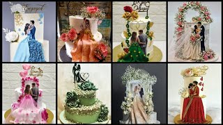 Very Pretty Engagement Cake Design 2024  Ring Ceremony amp Anniversary Cake Design Ideas [upl. by Enelyaj]