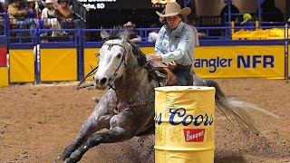 NFR Round 10  Barrel Racing [upl. by Socrates62]