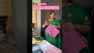 mulmul cotton sarees🥻👌 full video uploaded in channel 🥰radhikasarathi mulmulcotton saree [upl. by Kristien383]