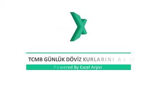 Excel VBA ile TCMB Günlük Döviz Kurlarını Almak [upl. by Sussi]