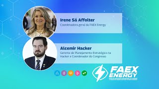 Irene Sá Affolter e Alcemir Hacker  Coordenadora Geral e Coordenador do Congresso FAEX ENERGY 2024 [upl. by Ikceb]