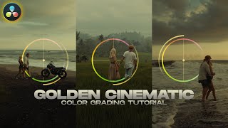 How to Create a Golden Kodak Cinematic Color Grade  DaVinci Resolve Tutorial [upl. by Silberman]