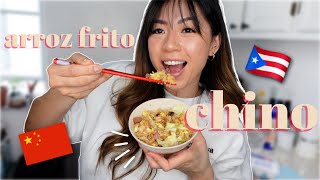 Arroz Frito Chino Boricua receta del restaurante en PR de mi padres🤤  te enseño como cocinarlo [upl. by Selhorst]